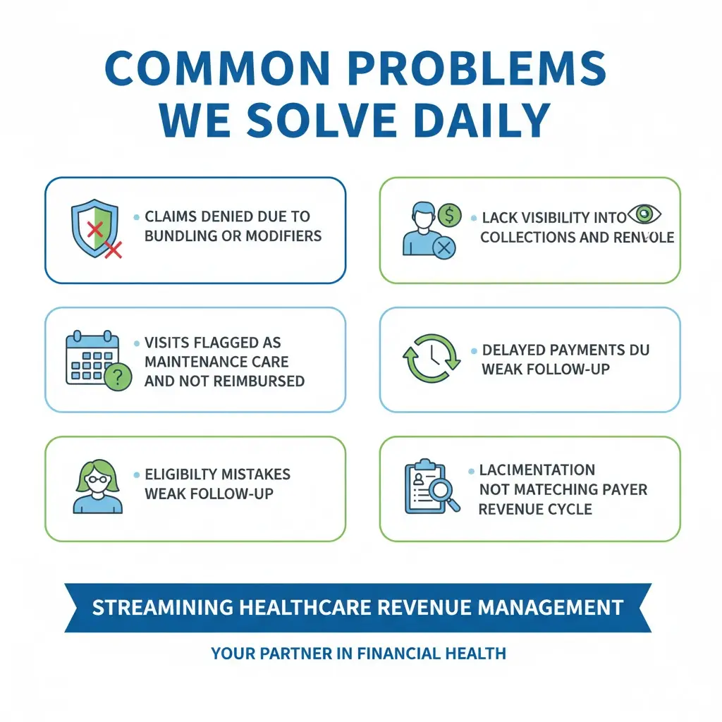 Common problems we solve daily